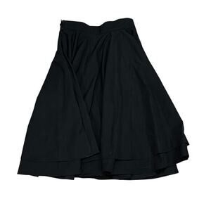 Alice Moon Solid Zip vintage poodle Style skirt Tiered womens Size S